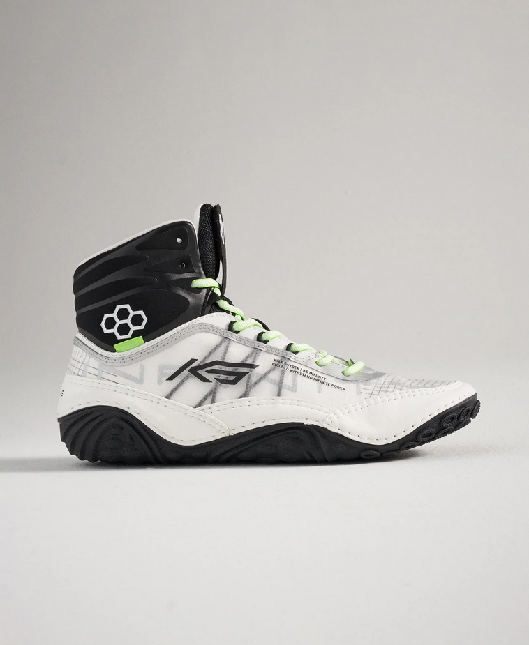 ミュージシャン Ks KS Infinity Adult Wrestling Shoes - Yang White/Lime | US 11